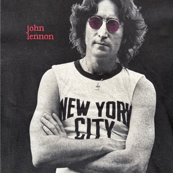 Vintage John Lennon Imagine Tee Shirt 1998 Size L Made In USA - Picture 5 of 5